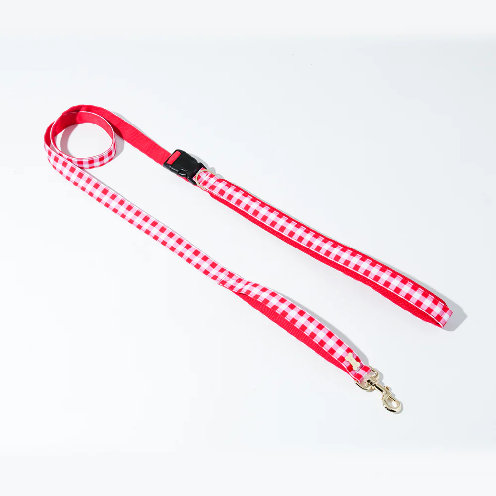 Noradog Barbie Checkered – Belt Leash (above 7kg)