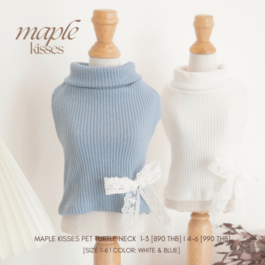 Maple Kisses Pet Turtle Neck