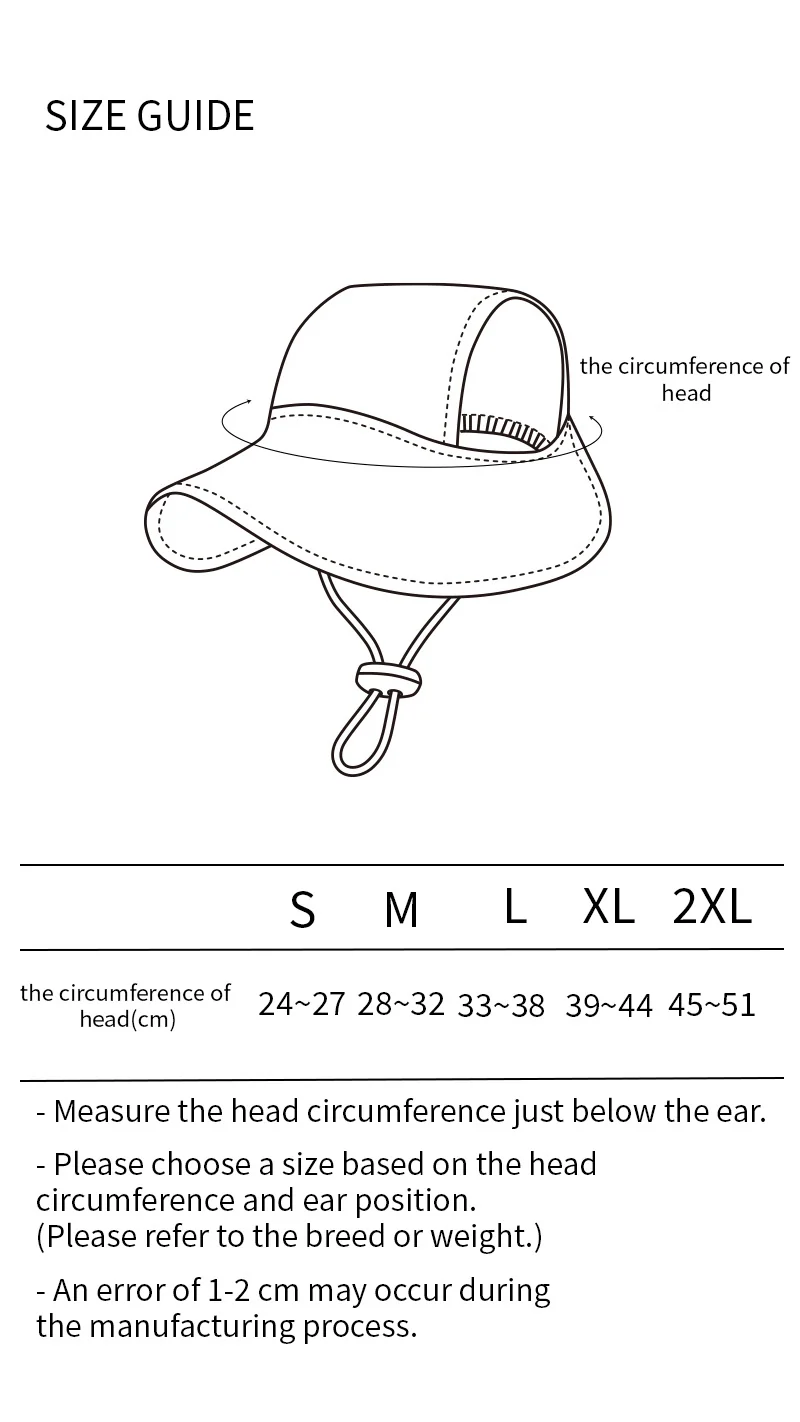 Noradog Bobo & Chuchu – Bucket Hat for Dogs